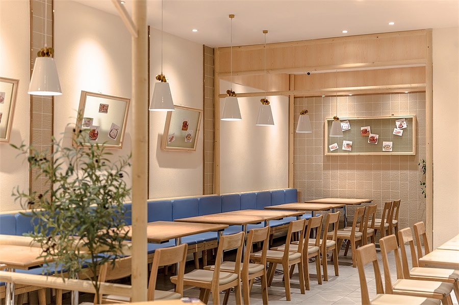 鄭州牛腩飯餐飲店裝修公司設計案例