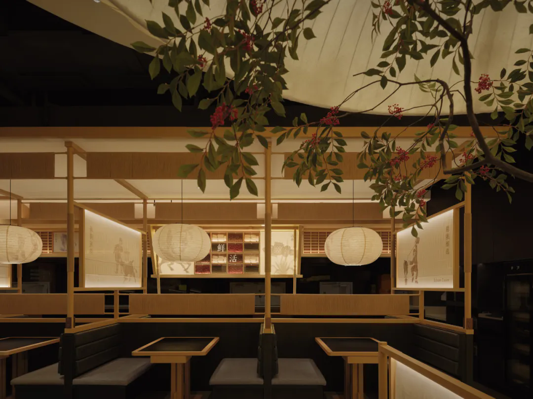 鄭州金博大推薦太二·酸菜魚5.0版餐飲門店裝修設(shè)計(jì)(圖7)
